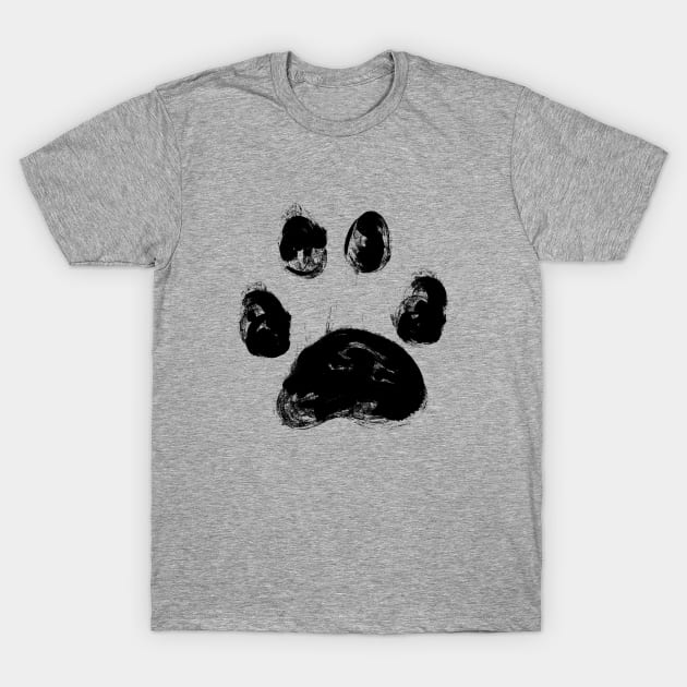 Paw Print T-Shirt by kellyoconnell